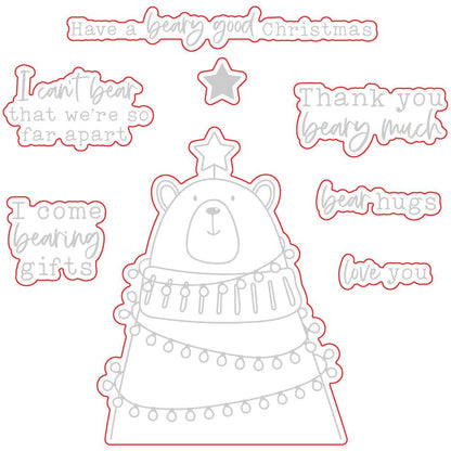 Bear Hugs - Honey Cuts - Coordinating Dies - Honey Bee Stamps