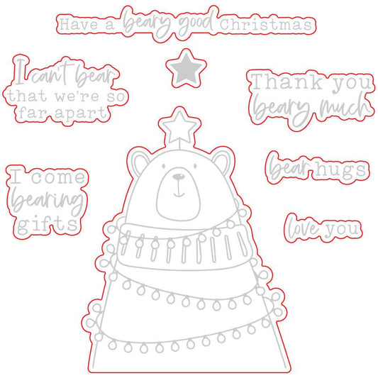 Bear Hugs - Honey Cuts - Coordinating Dies - Honey Bee Stamps