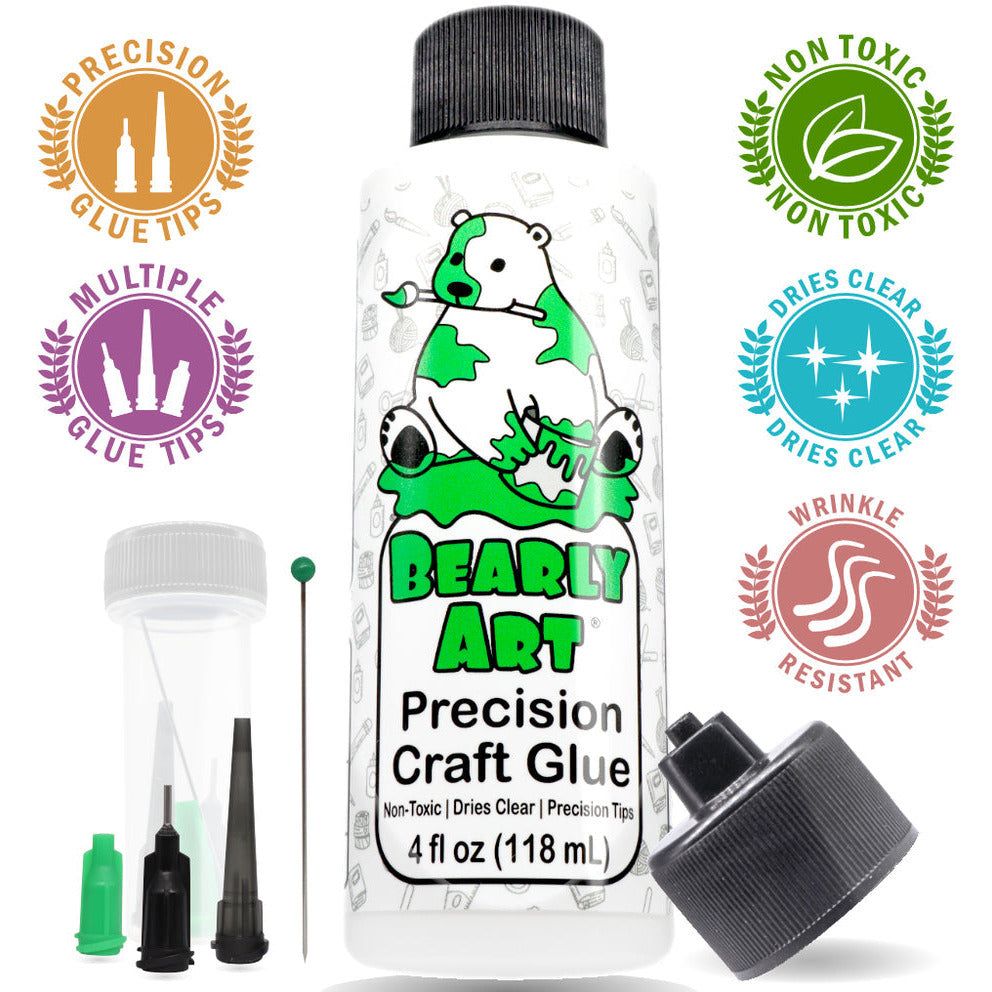 Bearly Art Precision Craft Glue - The Original 4oz - Honey Bee Stamps