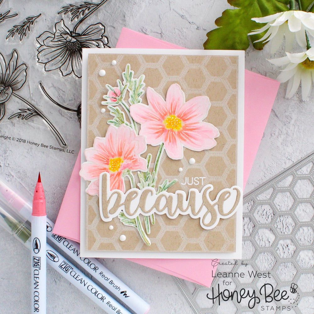 Because - Honey Cuts - Stand - Alone Dies - Retiring - Honey Bee Stamps
