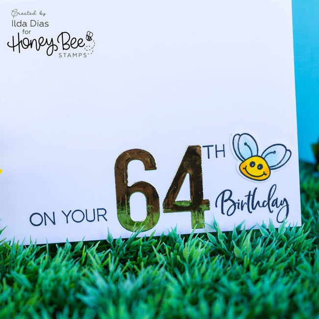 Bee Bold Numeric - Honey Cuts - Honey Bee Stamps