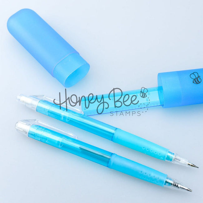 Bee Creative Crop Kit with Pen, Mechanical Pencil and Ruler - Honey Bee Stamps