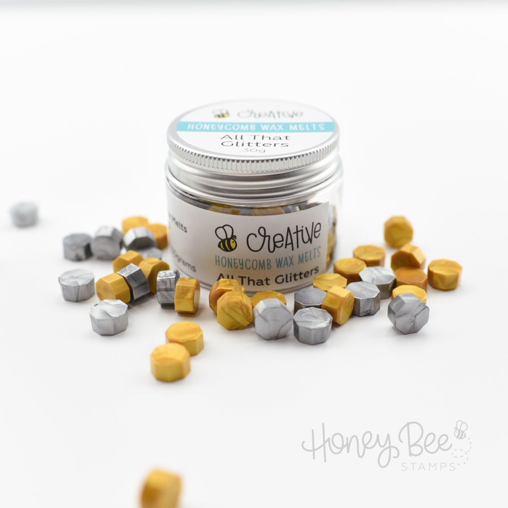 Bee Creative Honeycomb Wax Melts - All That Glitters - Honey Bee Stamps