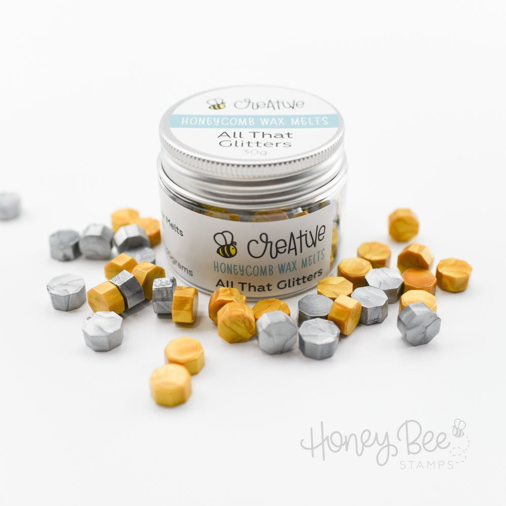 Bee Creative Honeycomb Wax Melts - All That Glitters - Honey Bee Stamps