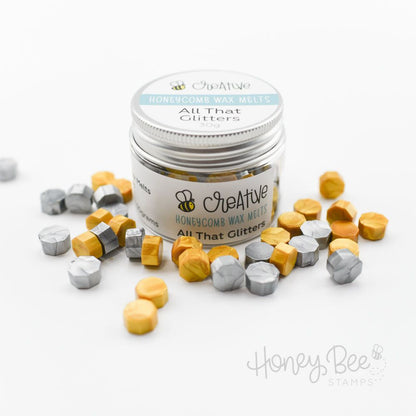 Bee Creative Honeycomb Wax Melts - All That Glitters - Honey Bee Stamps