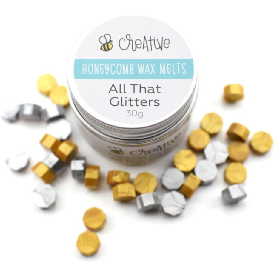 Bee Creative Honeycomb Wax Melts - All That Glitters - Honey Bee Stamps