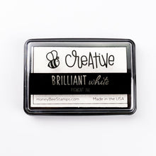 Bee Creative Ink Pad - Brilliant White Pigment Ink - Honey Bee Stamps