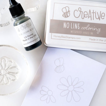Bee Creative Ink Pad - No Line Coloring - Honey Bee Stamps