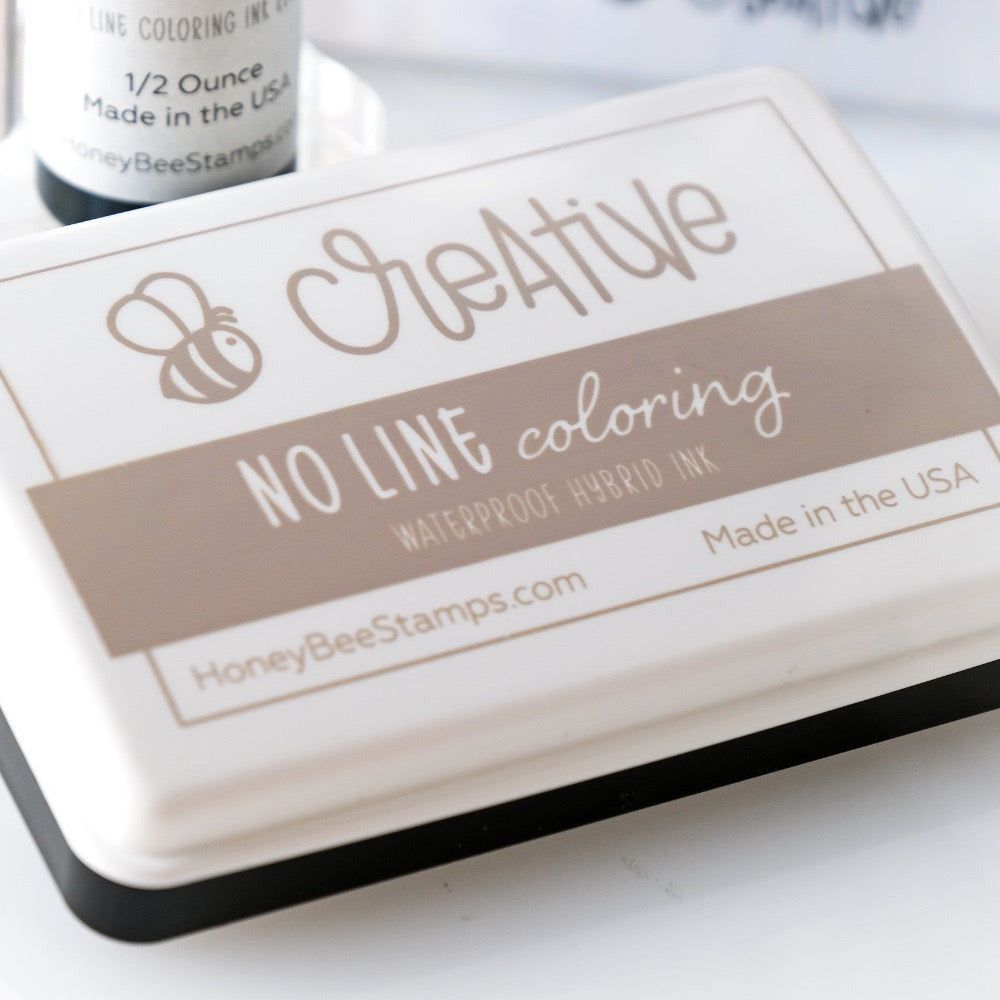 Bee Creative Ink Pad - No Line Coloring - Honey Bee Stamps