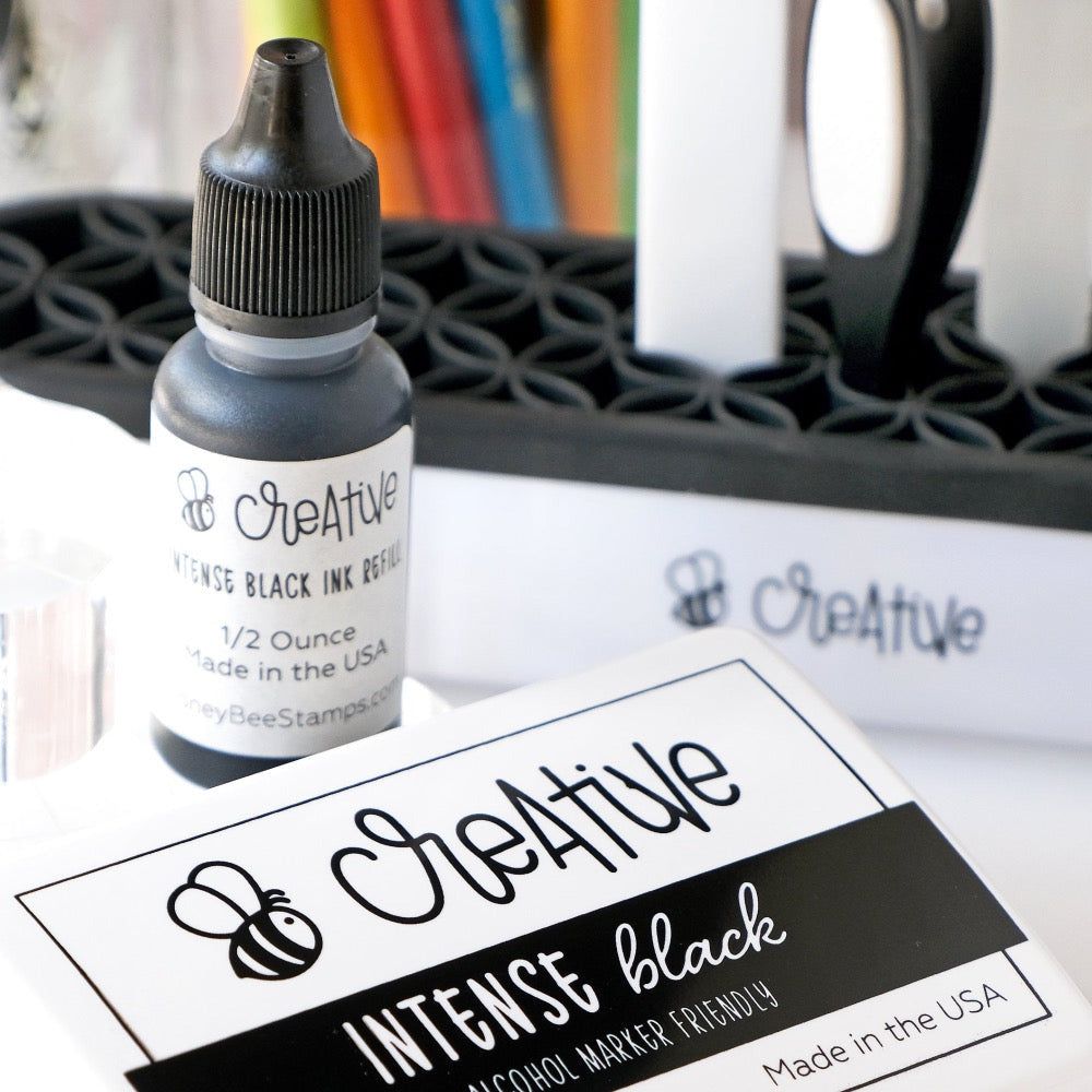 Bee Creative Ink Refill - Intense Black - Honey Bee Stamps