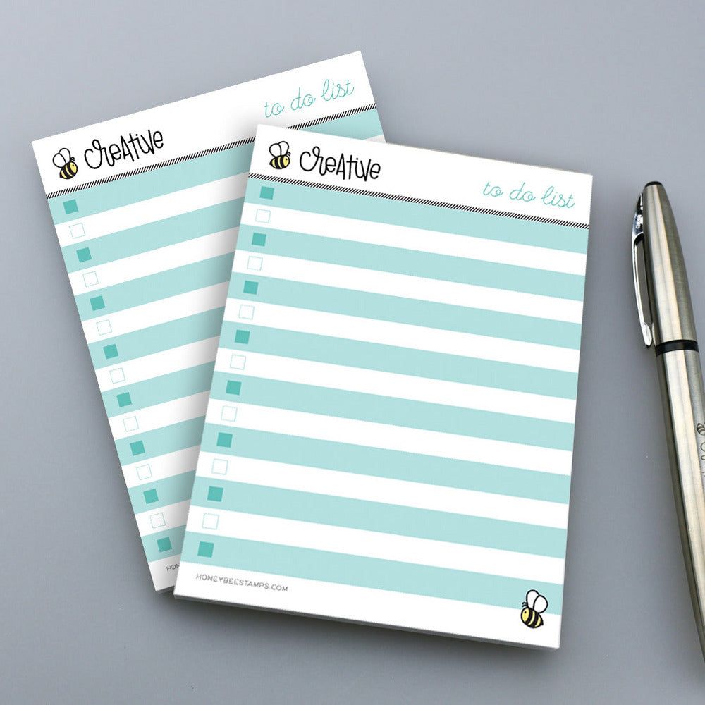 Bee Creative - To Do List Note Pad - Honey Bee Stamps