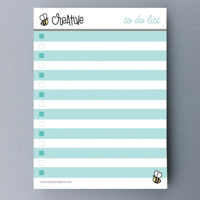 Bee Creative - To Do List Note Pad - Honey Bee Stamps