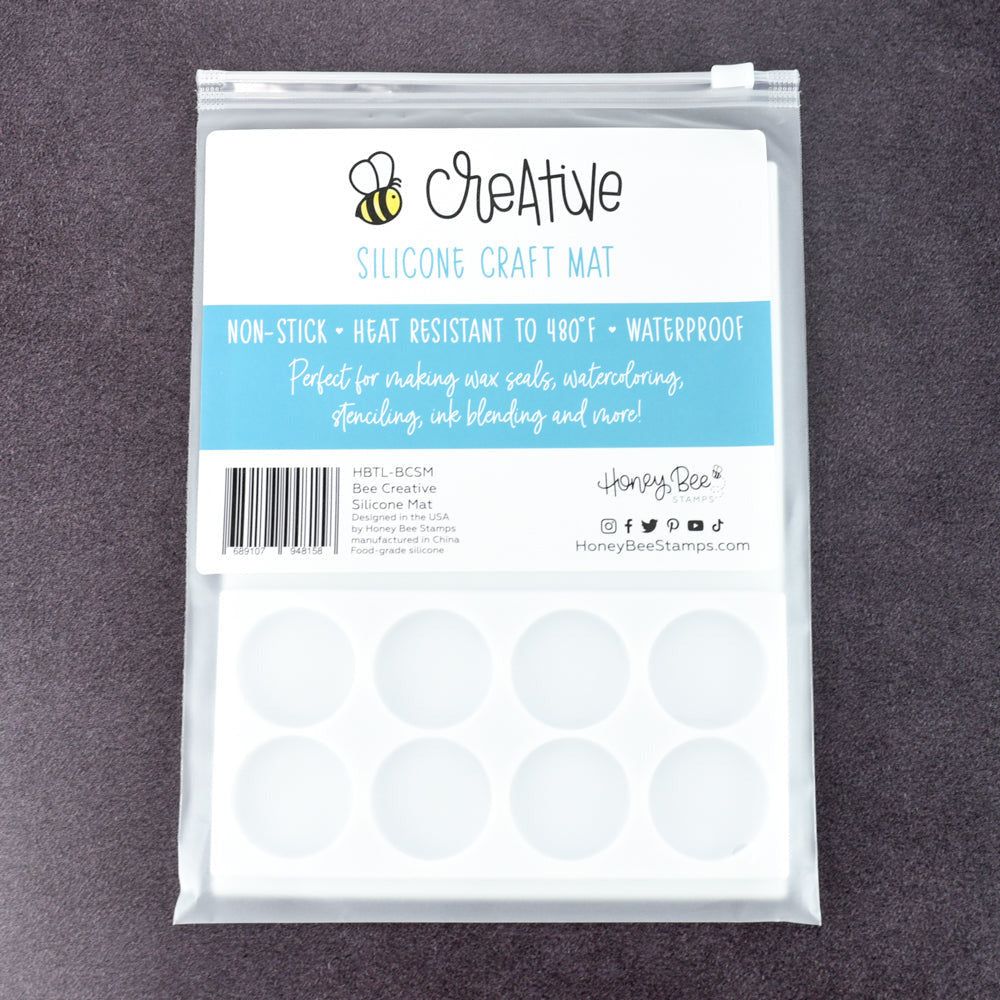Bee Creative Versatile Silicone Craft Mat - Honey Bee Stamps