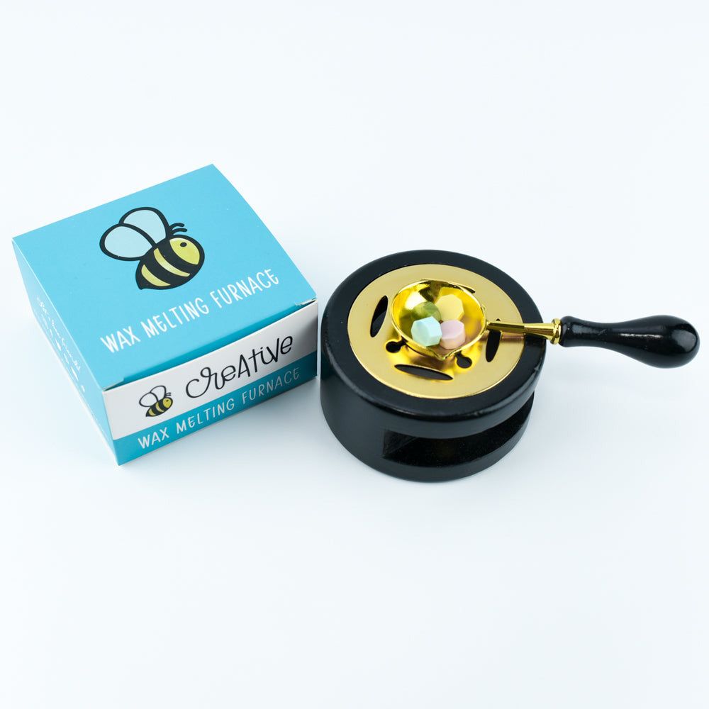 Bee Creative Wax Melting Furnace for Creating Wax Seals - Honey Bee Stamps