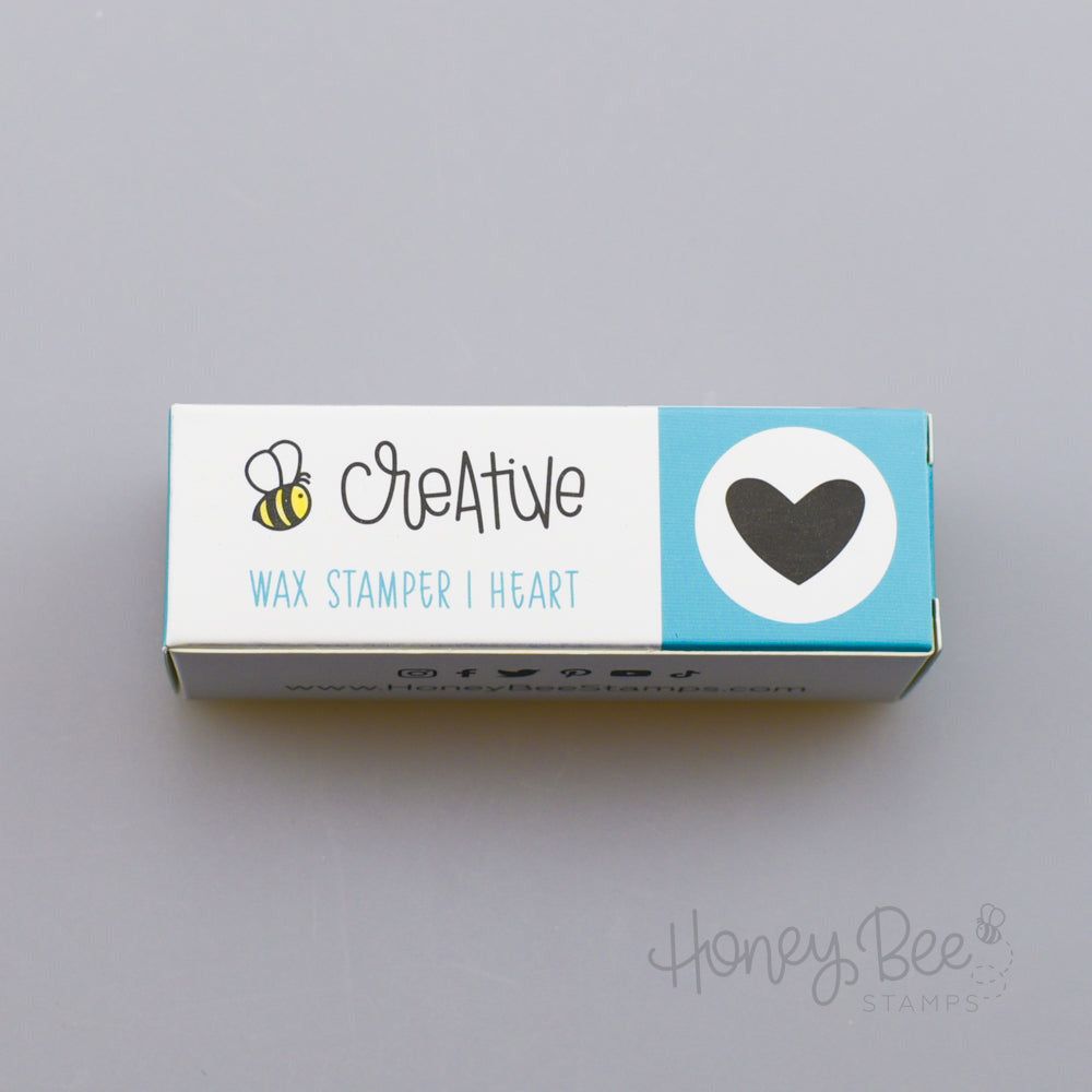 Bee Creative Wax Stamper - Heart - Honey Bee Stamps