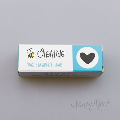 Bee Creative Wax Stamper - Heart - Honey Bee Stamps