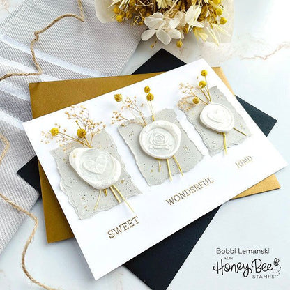 Bee Creative Wax Stamper - Heart - Honey Bee Stamps