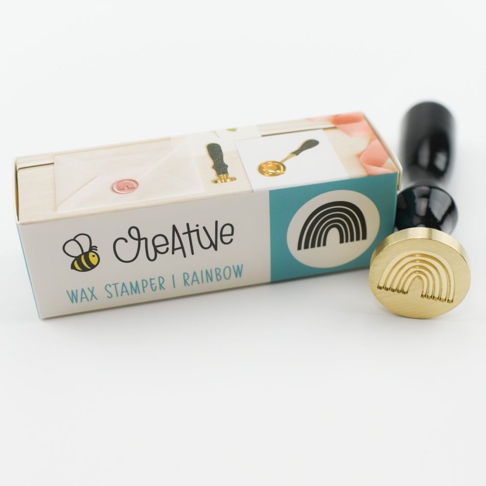 Bee Creative Wax Stamper - Rainbow - Retiring - Honey Bee Stamps