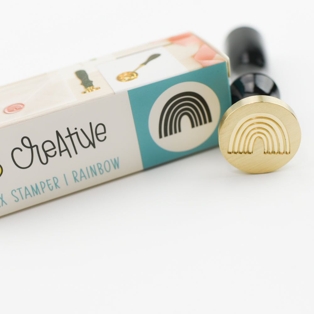 Bee Creative Wax Stamper - Rainbow - Retiring - Honey Bee Stamps