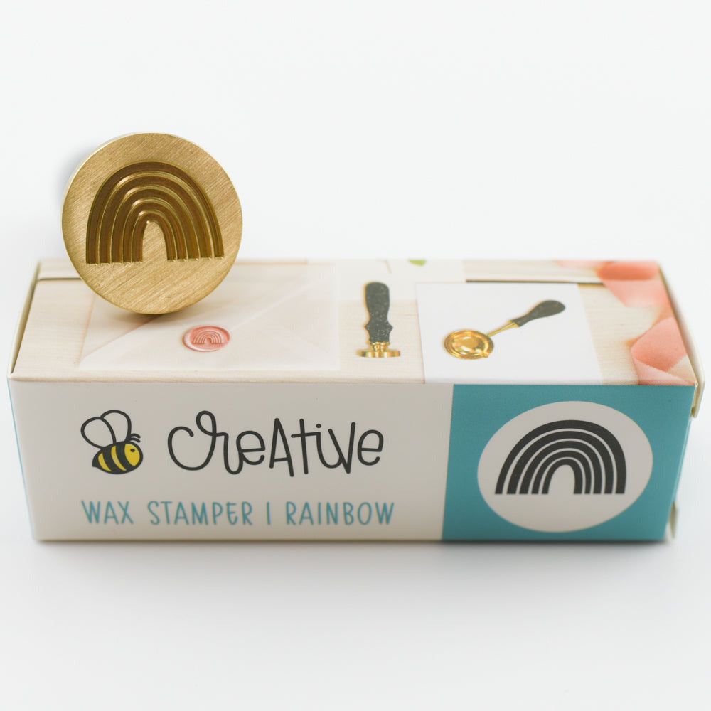 Bee Creative Wax Stamper - Rainbow - Retiring - Honey Bee Stamps