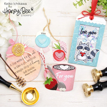 Bee Creative Wax Stamper - Rose - Honey Bee Stamps