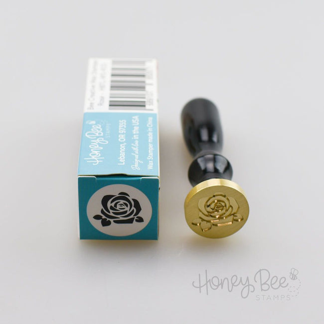 Bee Creative Wax Stamper - Rose - Honey Bee Stamps