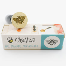 Bee Creative Wax Stamper - Vintage Bee - Honey Bee Stamps