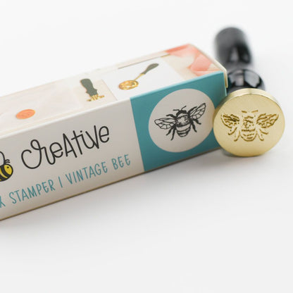 Bee Creative Wax Stamper - Vintage Bee - Honey Bee Stamps