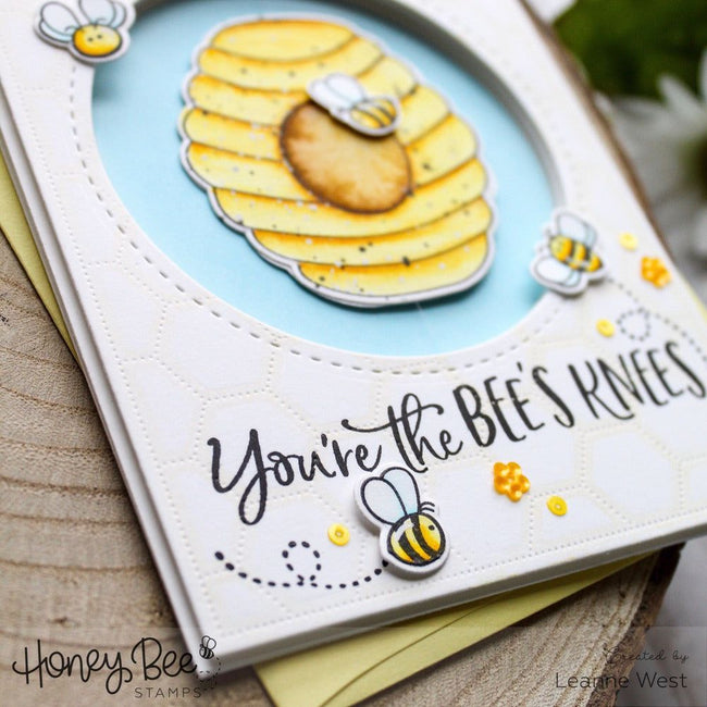 Bee Hive - 3x4 Stamp Set - Honey Bee Stamps