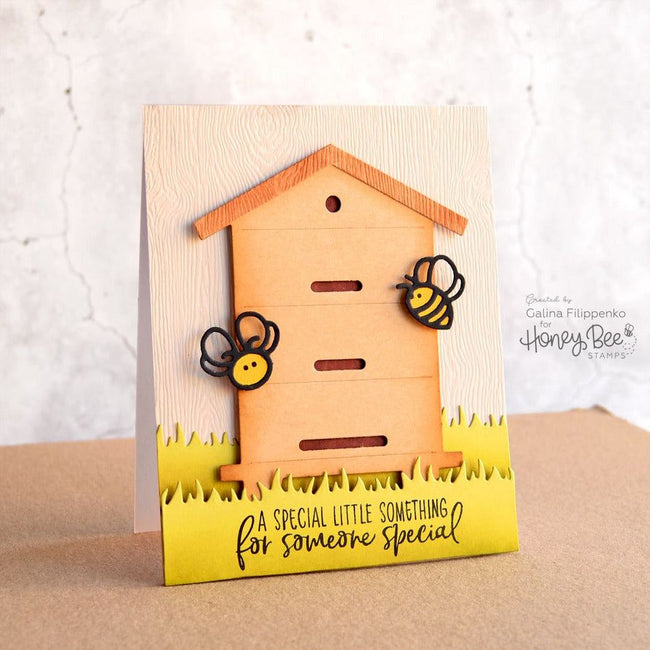 Bee Hive Box - Honey Cuts - Retiring - Honey Bee Stamps