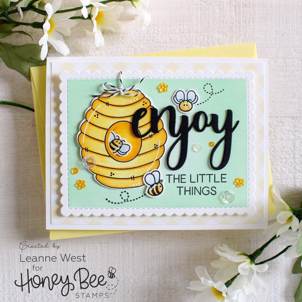 Bee Hive - Honey Cuts - Honey Bee Stamps