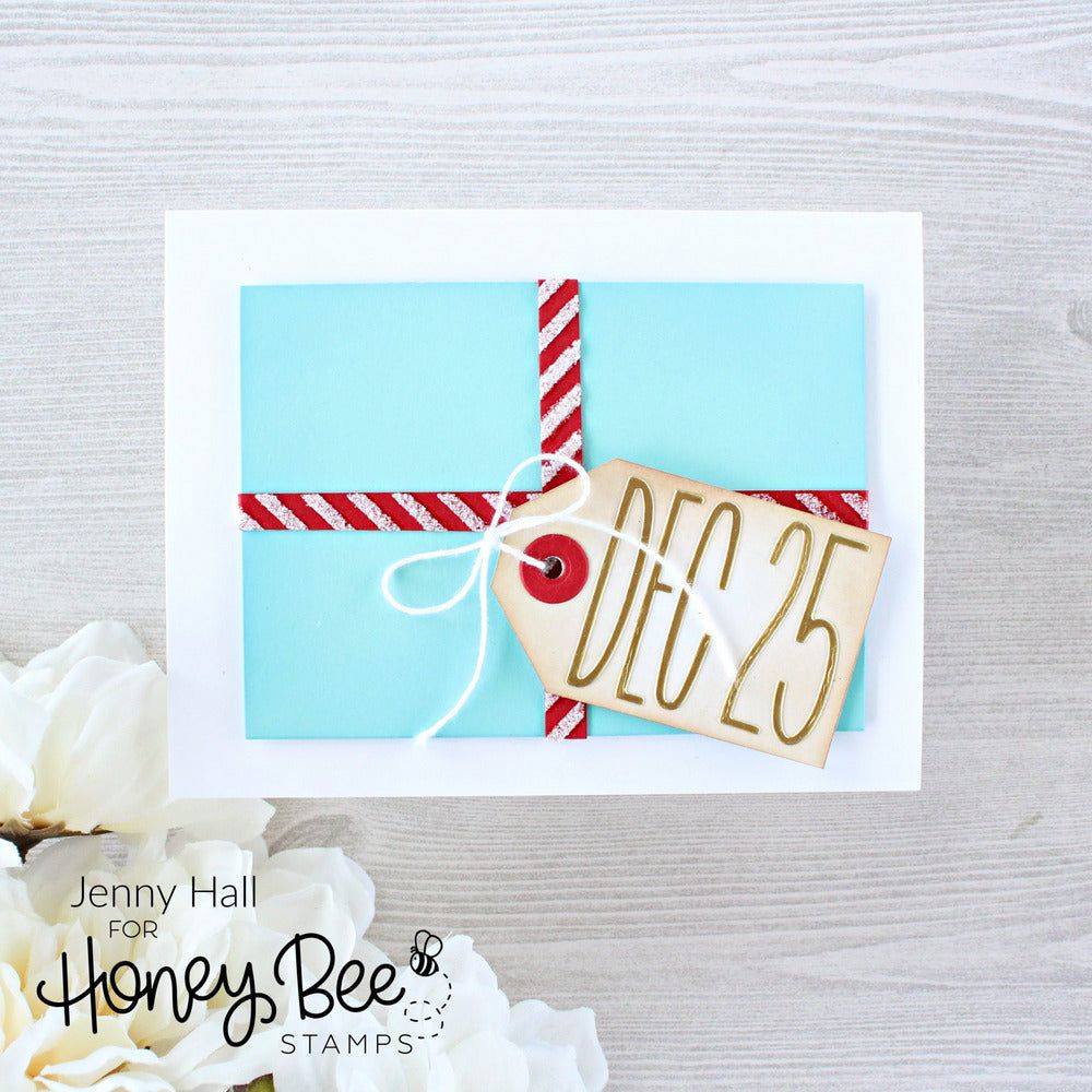 Bee Narrow Uppercase Alpha - Honey Cuts - Stand - Alone Dies - Honey Bee Stamps