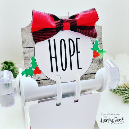 Bee Narrow Uppercase Alpha - Honey Cuts - Stand - Alone Dies - Honey Bee Stamps