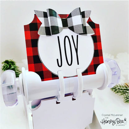 Bee Narrow Uppercase Alpha - Honey Cuts - Stand - Alone Dies - Honey Bee Stamps