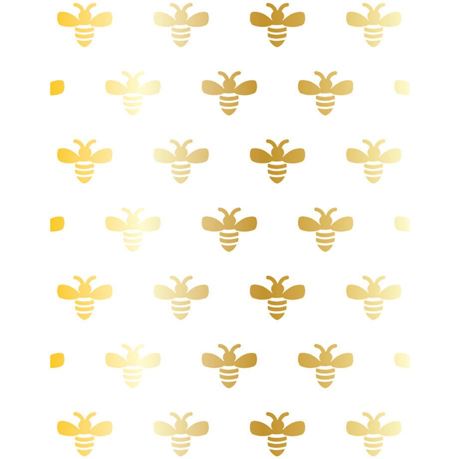 Bees A2 - Hot Foil and Letter Press Plate - Retiring - Honey Bee Stamps