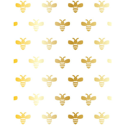 Bees A2 - Hot Foil and Letter Press Plate - Retiring - Honey Bee Stamps