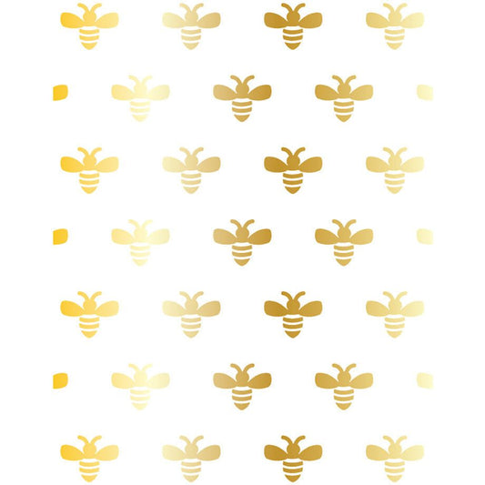 Bees A2 - Hot Foil and Letter Press Plate - Retiring - Honey Bee Stamps