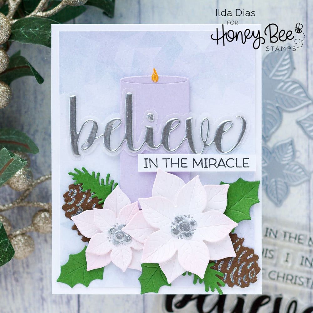 Believe - 3x4 Stamp Set - Honey Bee Stamps