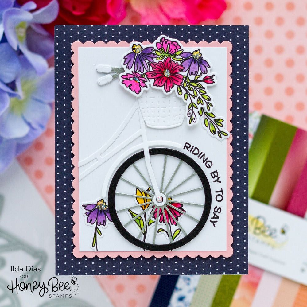 Bicycle Builder Honey Cuts Retiring Honey Bee Stamps