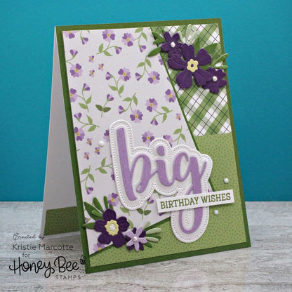 Big Buzzword - 5x5 Photopolymer Stamp Set - Retiring - Honey Bee Stamps
