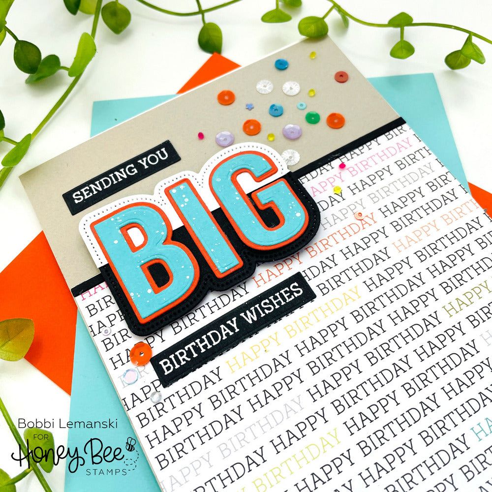 Big Buzzword - Honey Cuts - Stand - Alone Dies - Retiring - Honey Bee Stamps