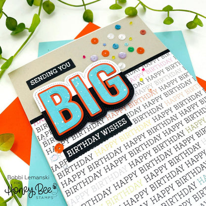 Big Buzzword - Honey Cuts - Stand - Alone Dies - Retiring - Honey Bee Stamps