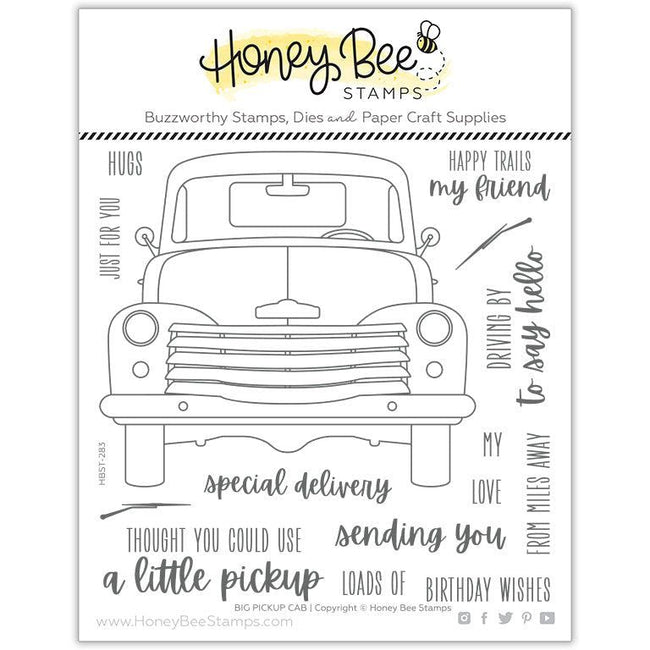Big Pickup Cab - 6x6 Stamp Set - Honey Bee Stamps