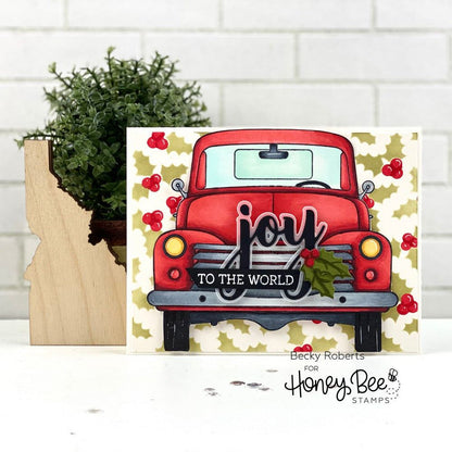 Big Pickup Cab - 6x6 Stamp Set - Honey Bee Stamps