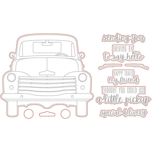 Big Pickup Cab - Honey Cuts - Coordinating Dies - Honey Bee Stamps