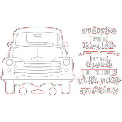 Big Pickup Cab - Honey Cuts - Coordinating Dies - Honey Bee Stamps