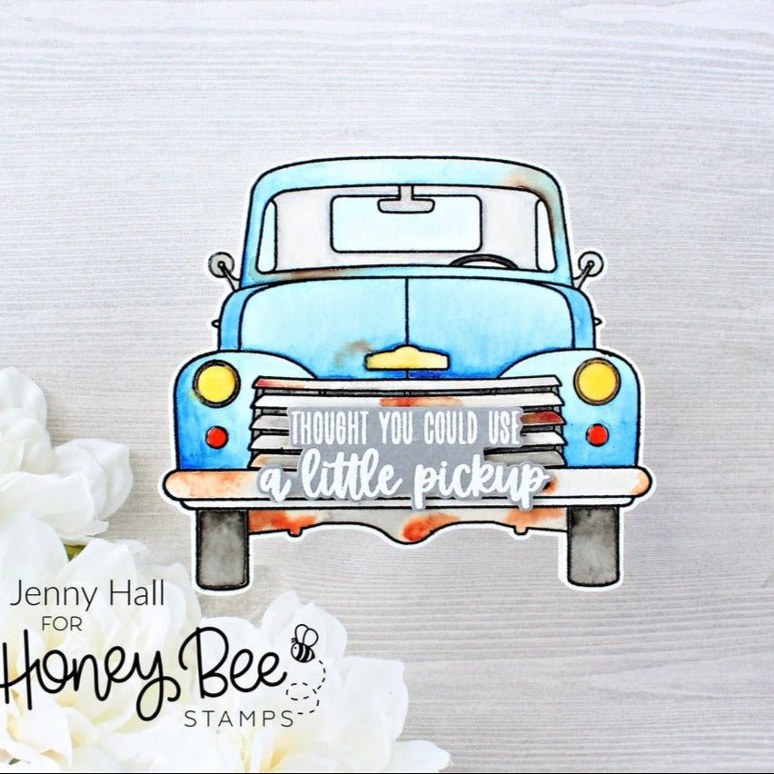 Big Pickup Details - Set of 2 - 6x6" Coordinating Stencils - Honey Bee Stamps