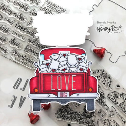 Big Pickup Tailgate - 6x6 Photopolymer Stamp Set - Honey Bee Stamps