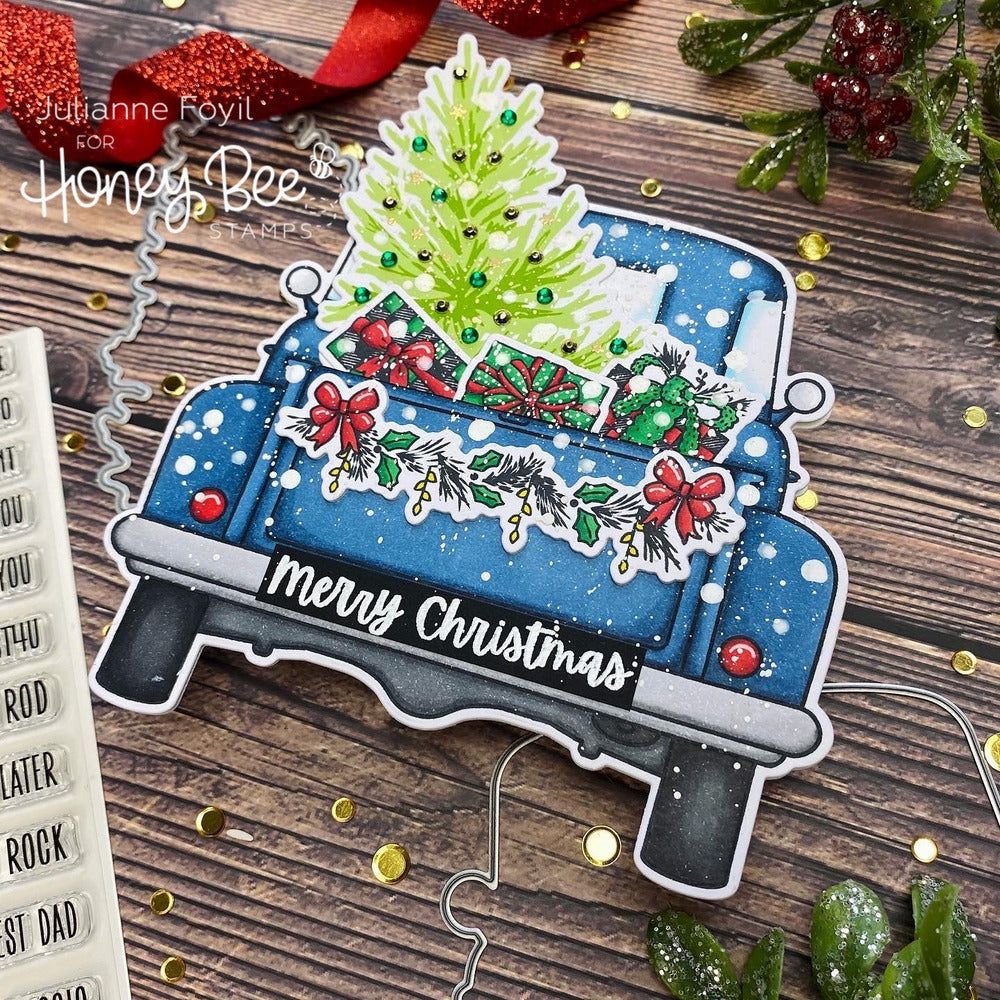 Big Pickup Tailgate - 6x6 Photopolymer Stamp Set - Honey Bee Stamps