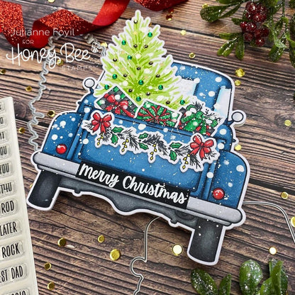 Big Pickup Tailgate - 6x6 Photopolymer Stamp Set - Honey Bee Stamps